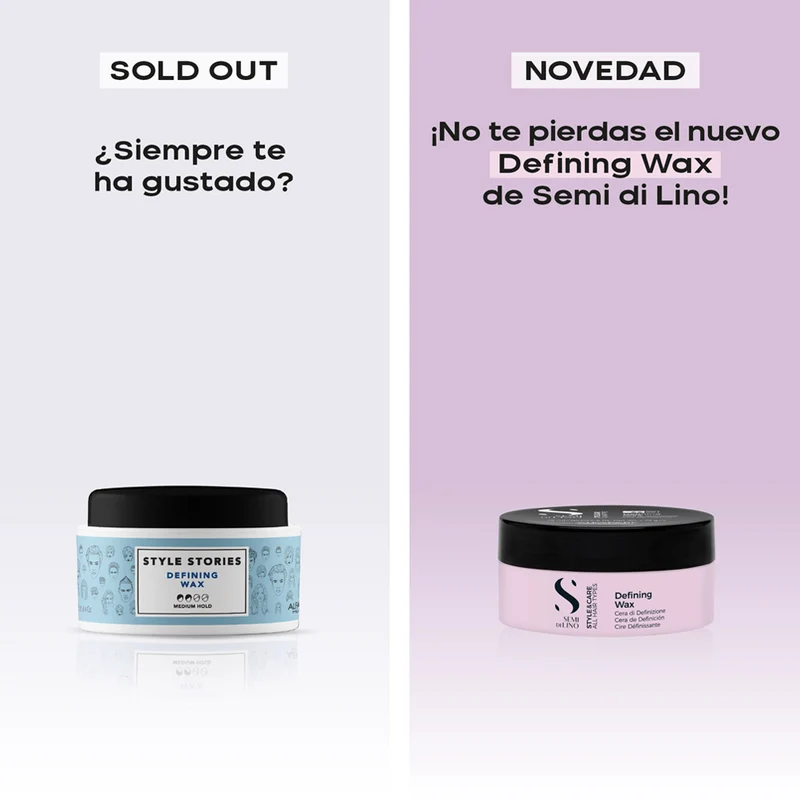 Alfaparf Milano Semi Di Lino Style&Care Defining Wax 75ml - cera morbida tenuta media