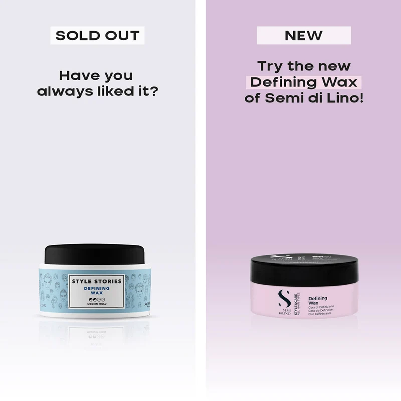 Alfaparf Milano Semi Di Lino Style&Care Defining Wax 75ml - cera morbida tenuta media