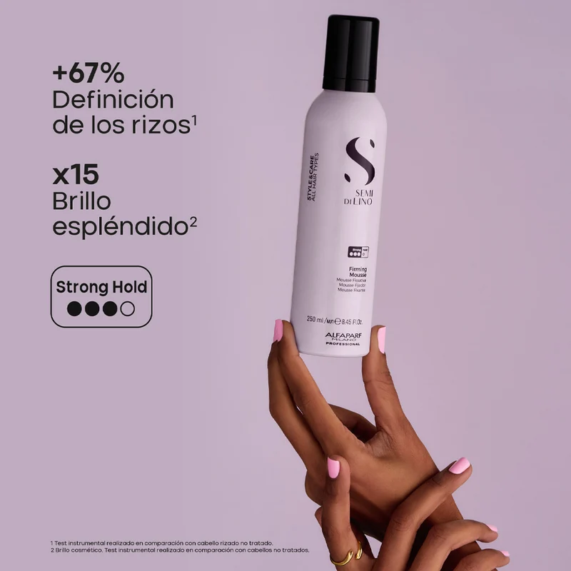 Alfaparf Milano Semi Di Lino Style&Care Firming Mousse 250ml - mousse fissativa tenuta forte