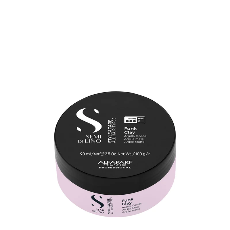 Alfaparf Milano Semi Di Lino Style&Care Funk Clay 90ml - argilla opaca tenuta forte