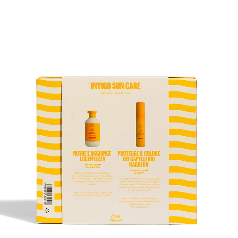Wella Professionals Invigo Sun Cofanetto Spring - Shampoo e Spray Protezione UV - 300ml + 150ml