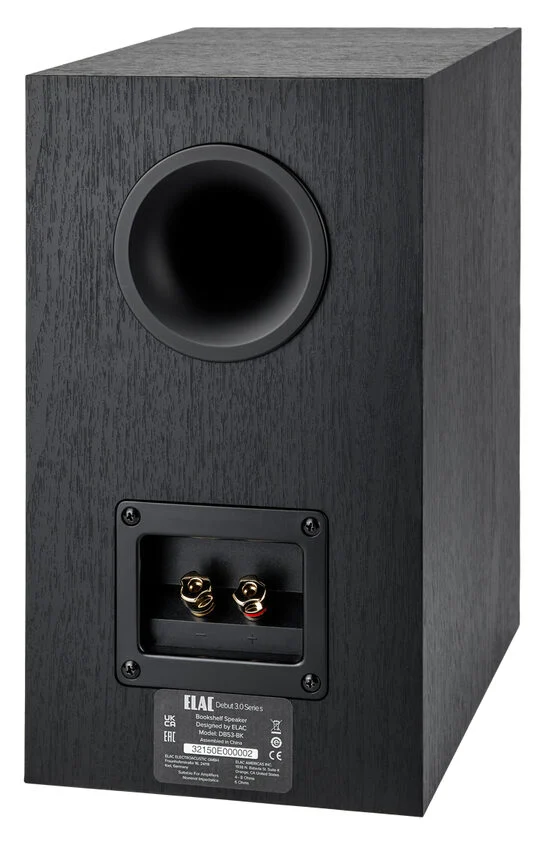 Elac Debut B5.3 Coppia Diffusori 2-vie, Nero Cablato, 120 W