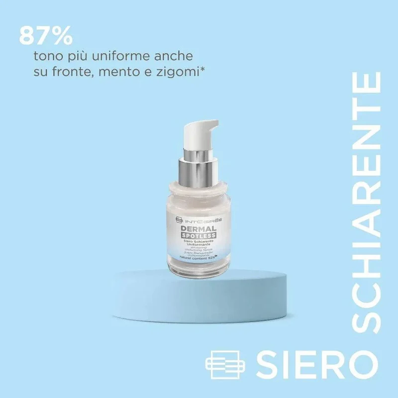 Integree Dermal Spotless Siero Schiarente Uniformante 30 ml – Trattamento viso macchie