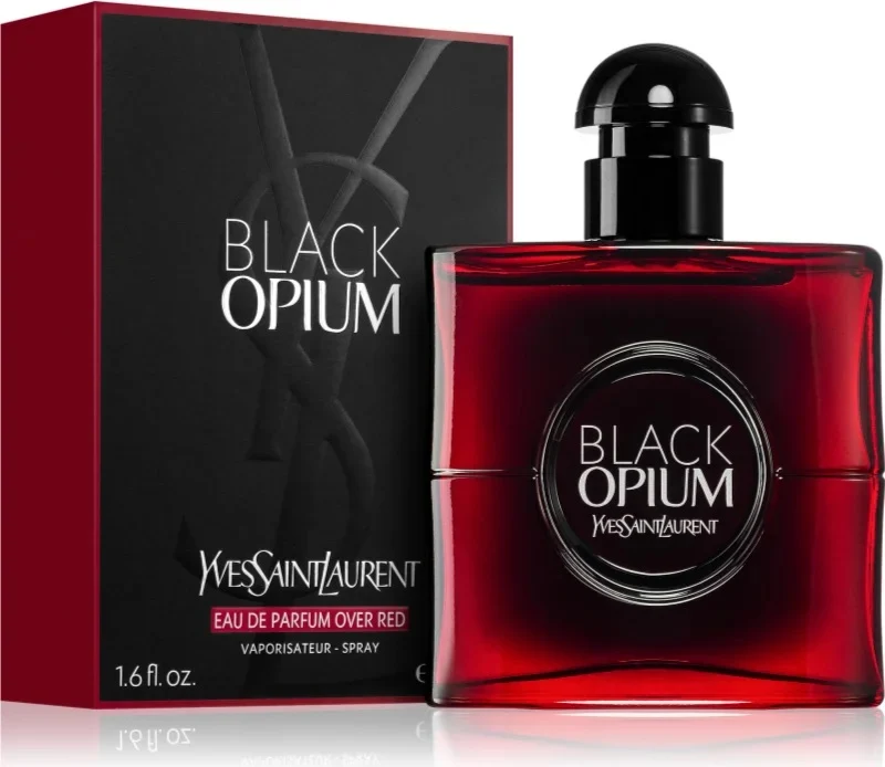 Yves Saint Laurent - Black Opium - Eau De Parfum Over Red