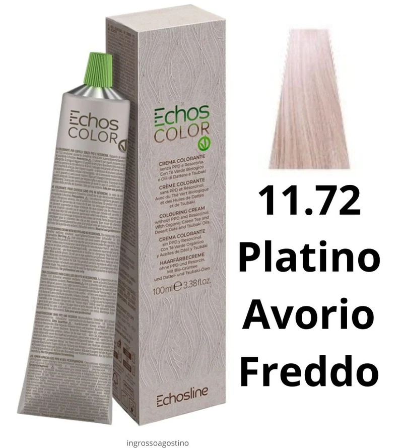Echosline Echos Color Tintura 11.72 Platino Avorio Freddo 100ml