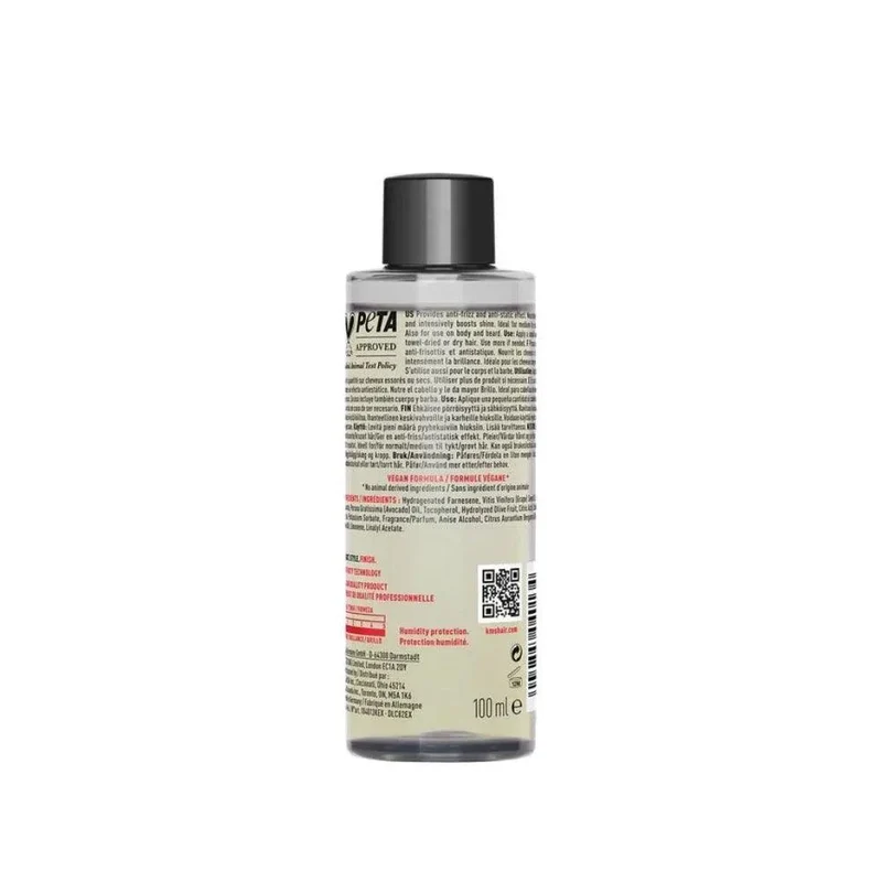 KMS All Smooth - Olio nutriente anticrespo capelli 100ml