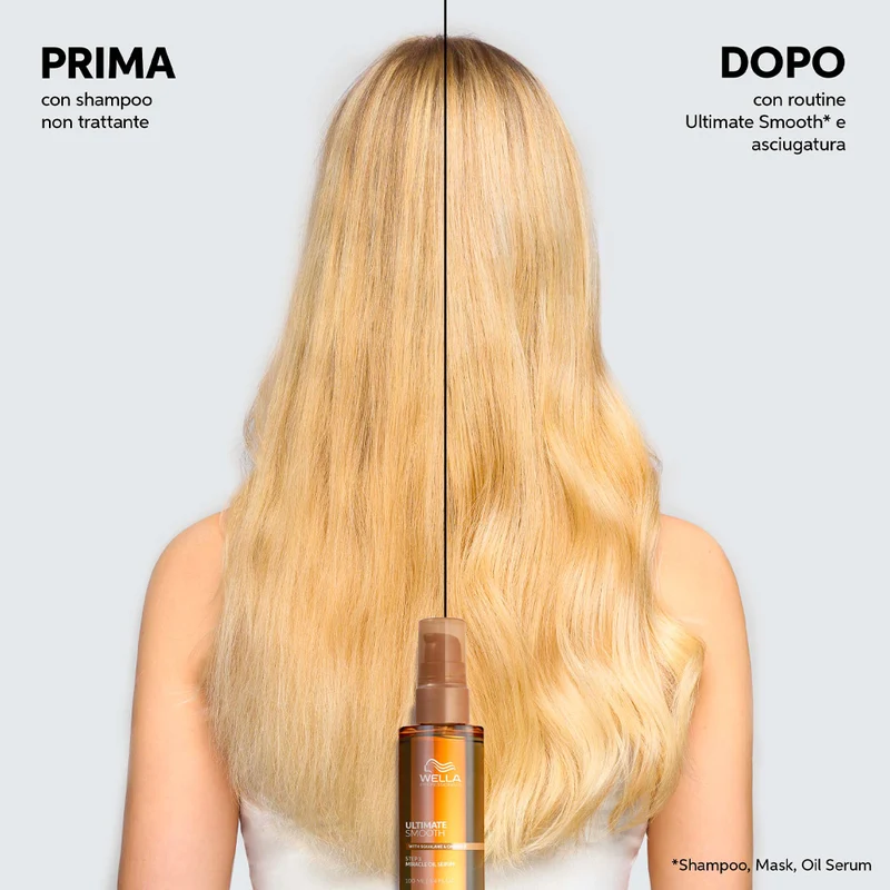Wella Professionals Ultimate Smooth Cofanetto Spring - Shampoo e Miracle Oil Serum - 250ml + 30ml