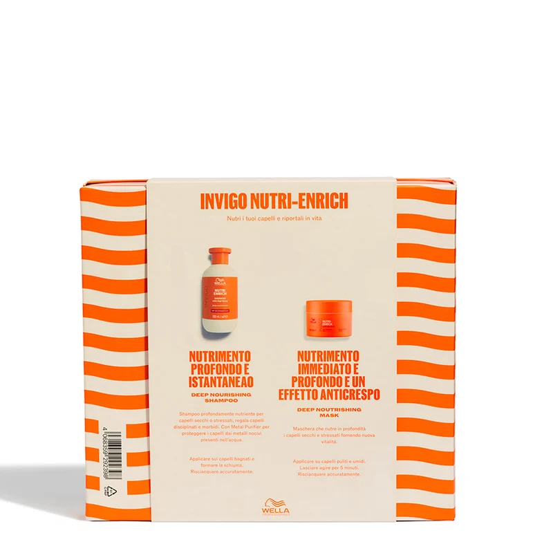 Wella Professionals Nutri Enrich Cofanetto Spring - Shampoo e maschera - 300ml + 150ml