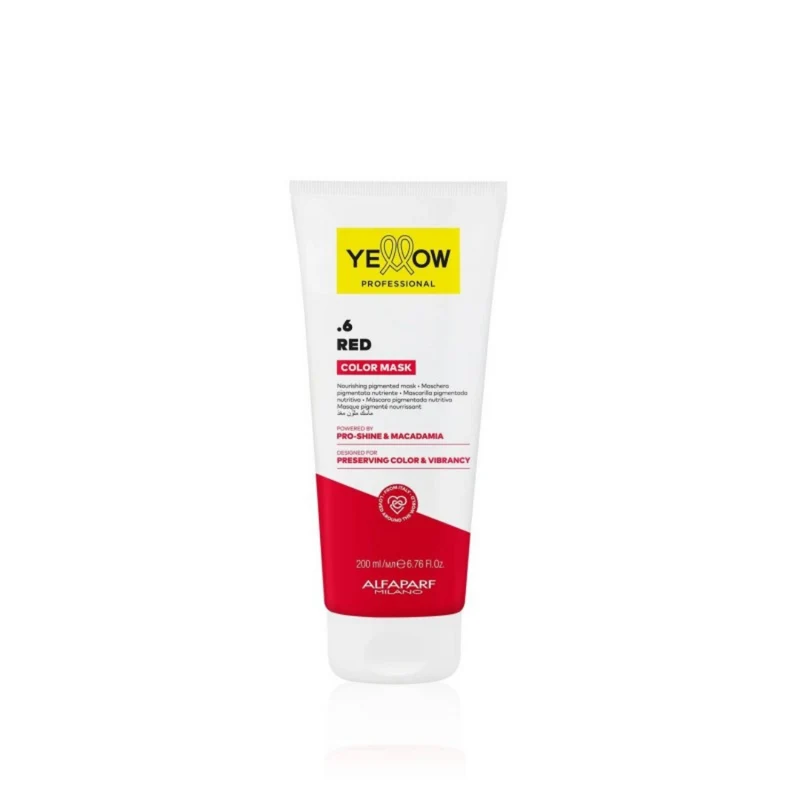 ALFAPARF YELLOW COLOR MASK .6 RED 200ML
