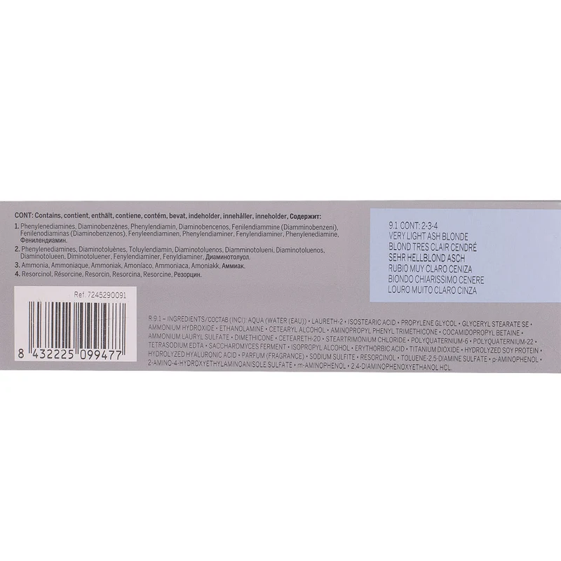 Revlon Professional Revlonissimo Colorcosmetique 9.1 Very Light Ash Blonde 60ml - colorazione permanente