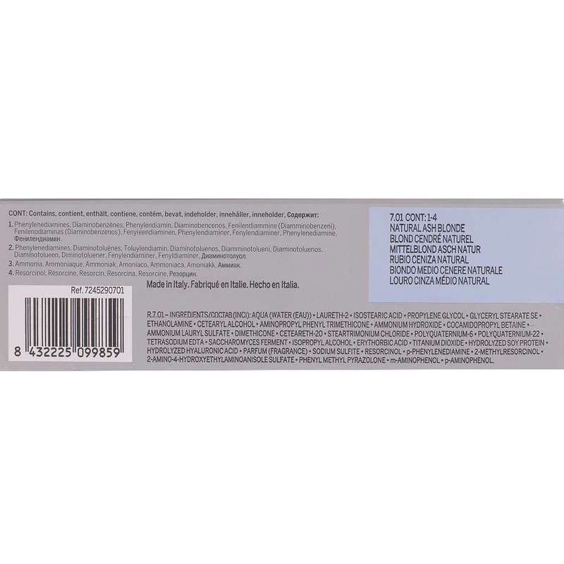 Revlon Professional Revlonissimo Colorcosmetique 7.01 Natural Ash Blonde 60ml - colorazione permanente