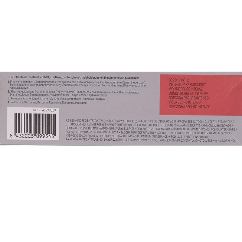 Revlon Professional Revlonissimo Colorcosmetique 33.20 Intense Dark Burgundy 60ml - colorazione permanente