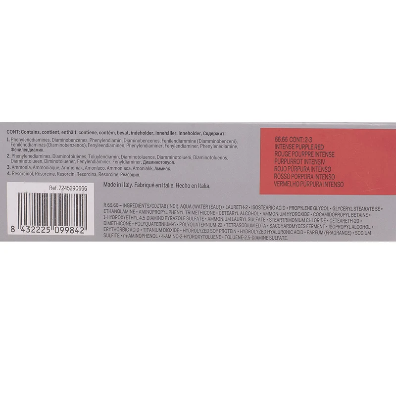 Revlon Professional Revlonissimo Colorcosmetique 66.66 Intense Purple Red 60ml - colorazione permanente