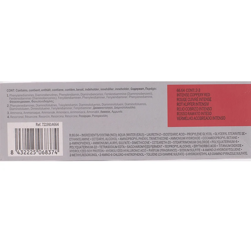Revlon Professional Revlonissimo Colorcosmetique 66.64 Intense Coppery Red 60ml - colorazione permanente