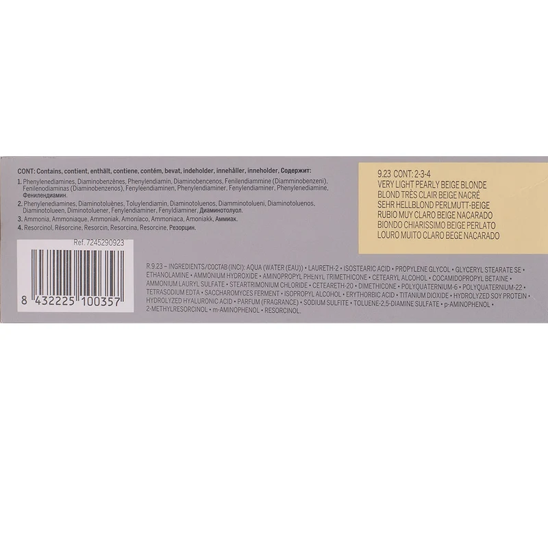 Revlon Professional Revlonissimo Colorcosmetique 9.23 Very Light Pearly Beige Blonde 60ml - colorazione permanente