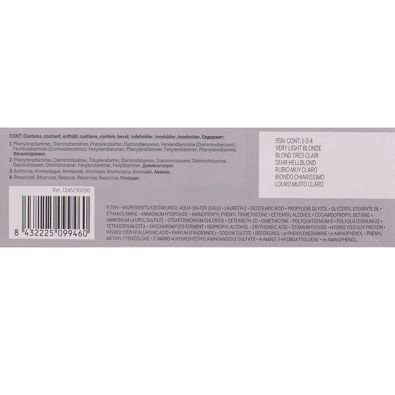 Revlon Professional Revlonissimo Colorcosmetique 9SN Very Light Blonde 60ml - colorazione permanente