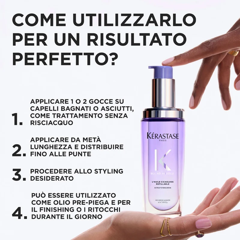 Kerastase Blond Absolu L'Huile Cicagloss 75ml - olio capelli biondi