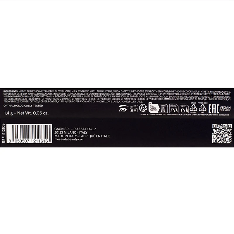 Mesauda Beauty Drawmatic Shadow 109 Dusk 1.4gr - ombretto stylo multiuso