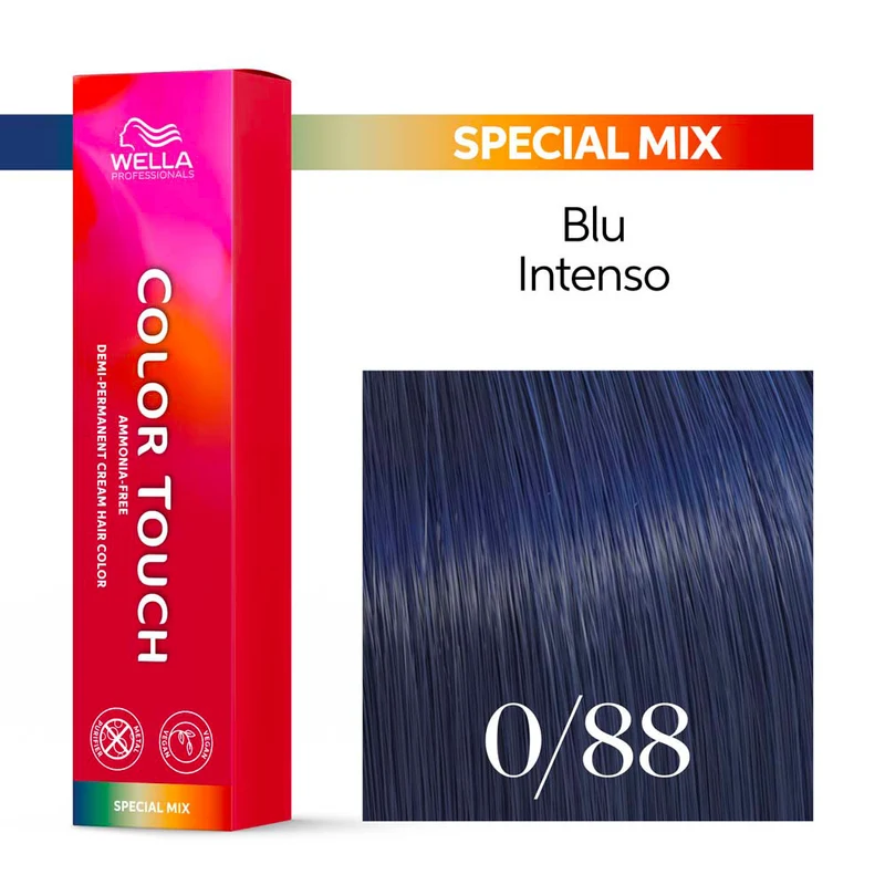 Wella Color Touch Special Mix 0/88 Blu Intenso 60ml - colore semi permanente senza ammoniaca