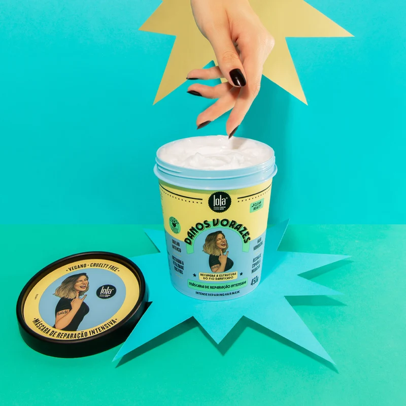 Lola From Rio Danos Vorazes Máscara De Reparação Intensiva 450gr - maschera ristrutturante intensiva