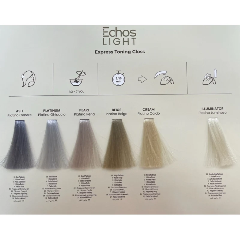 Echos Light Crema colorante Express Tonalizzante biondi
