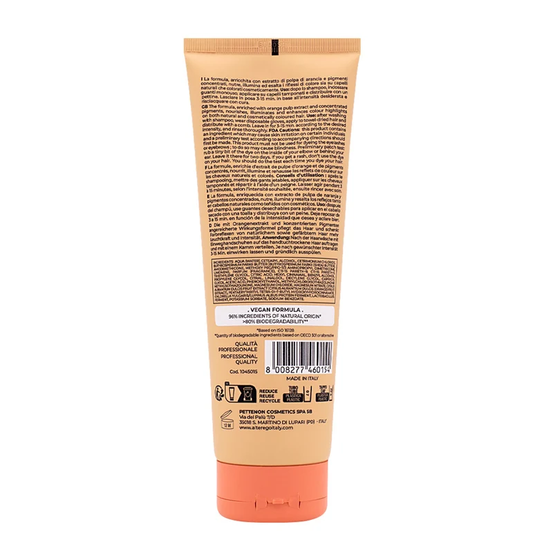 Alterego Passion Color Mask Nude 250ml - maschera colorante nutriente