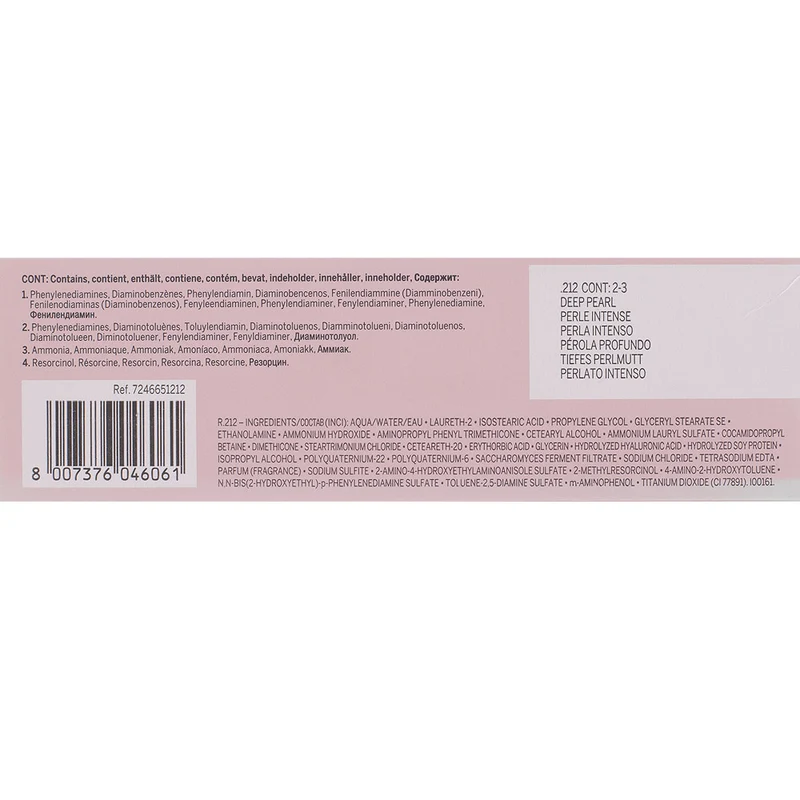 Revlon Professional Revlonissimo Colorcosmetique Satin Effect .212 Deep Pearl 60ml - colorazione permanente