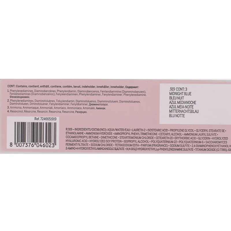 Revlon Professional Revlonissimo Colorcosmetique Satin Effect .919 Midnight Blue 60ml - colorazione permanente
