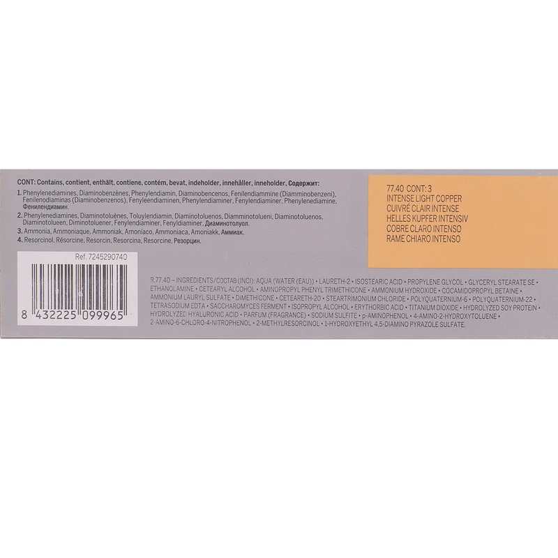 Revlon Professional Revlonissimo Colorcosmetique 77.40 Intense Light Copper 60ml - colorazione permanente