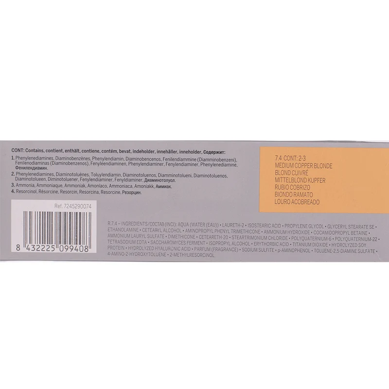 Revlon Professional Revlonissimo Colorcosmetique 7.4 Medium Copper Blonde 60ml - colorazione permanente