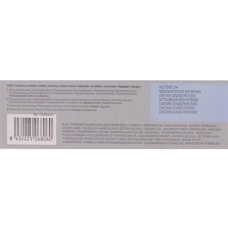 Revlon Professional Revlonissimo Colorcosmetique 4.11 Medium Intensive Ash Brown 60ml - colorazione permanente