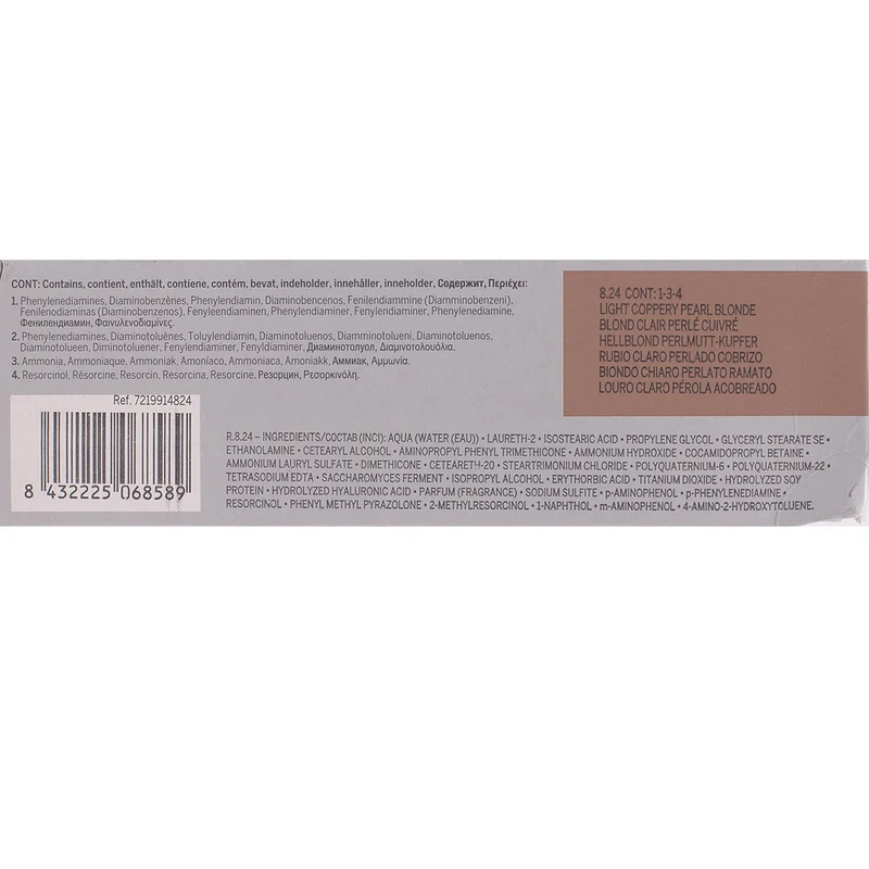 Revlon Professional Revlonissimo Colorcosmetique 8.24 Light Coppery Pearl Blonde 60ml - colorazione permanente