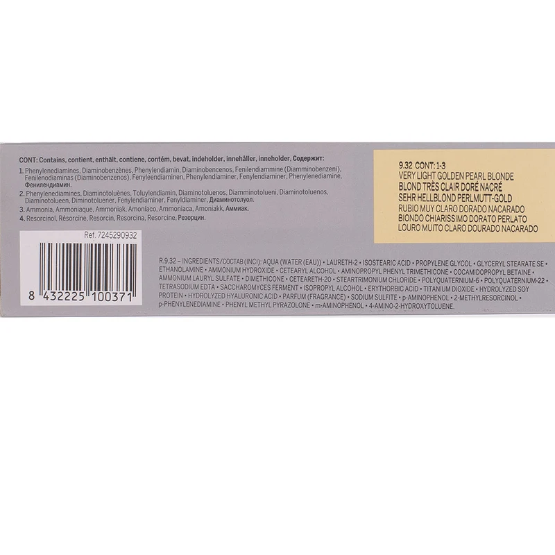 Revlon Professional Revlonissimo Colorcosmetique 9.32 Very Light Golden Pearl Blonde 60ml - colorazione permanente