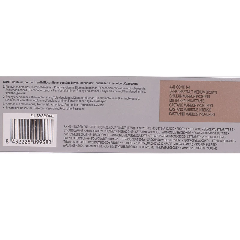 Revlon Professional Revlonissimo Colorcosmetique 4.41 Deep Chestnut Medium Brown 60ml - colorazione permanente