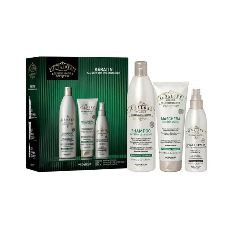Il Salone Milano Keratin trio shampoo maschera leave-in