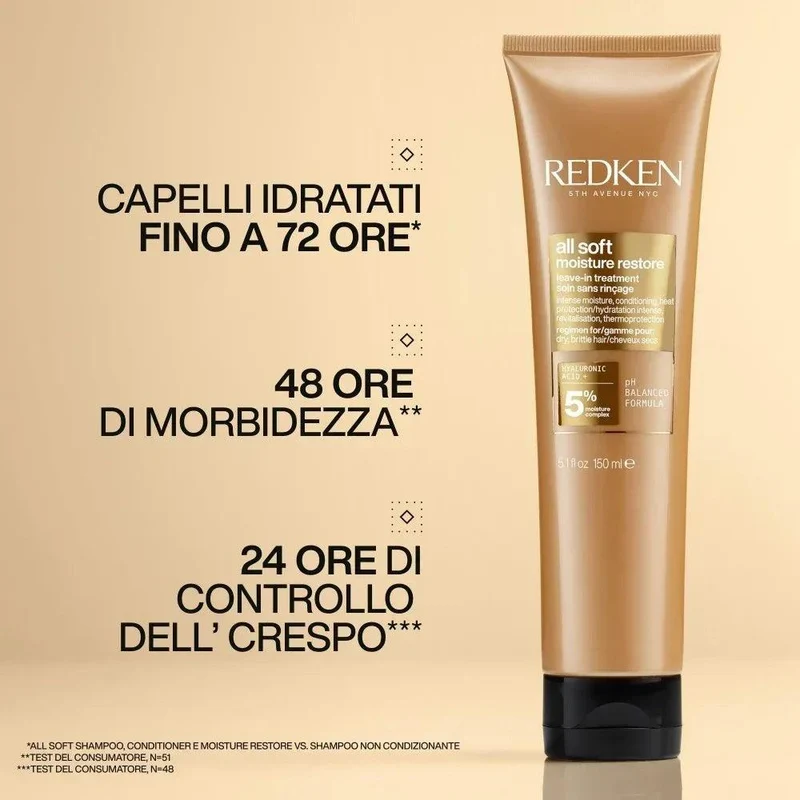 Redken All Soft Leave In Idratante 150ml - Capelli secchi