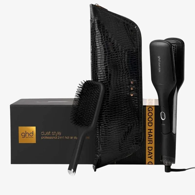 GHD Duet Style + Paddle Brush - set regalo piastra ad aria e spazzola