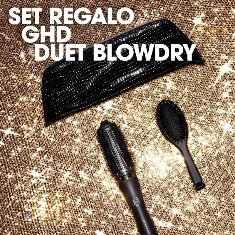 GHD Duet Blowdry + Oval Dressing Brush - set regalo spazzola asciugacapelli e spazzola