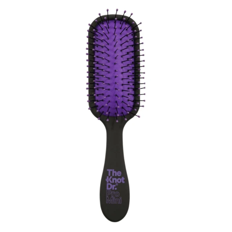 The Knot Dr Spazzola Pro Mini Wet & Dry Detangler Custodia Viola