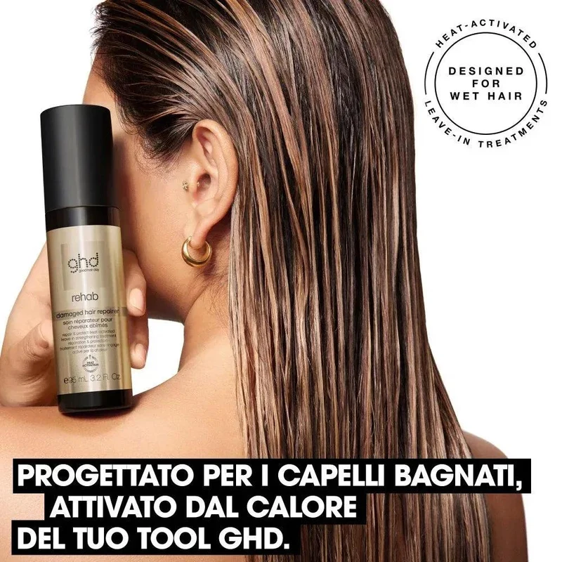Ghd Rehab Damaged Hair Repairer Trattamento rinforzante 95ml