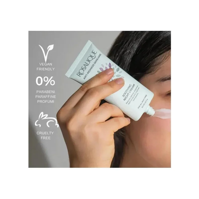 Rosalique Soothing Night Cream pelli sensibili lenitiva 50ml