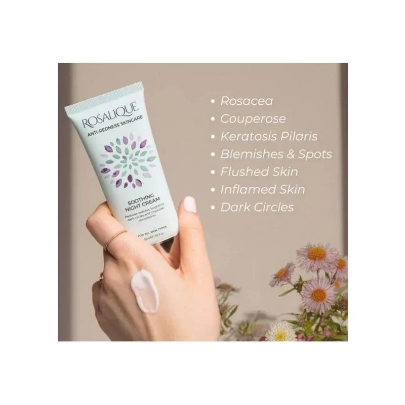 Rosalique Soothing Night Cream pelli sensibili lenitiva 50ml