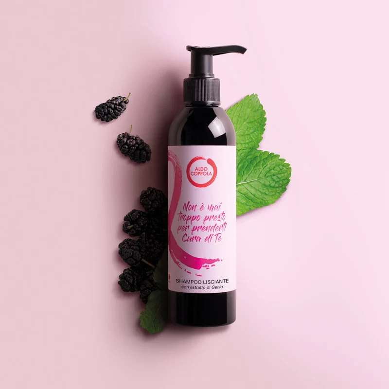 Aldo Coppola Pink Line Shampoo Lisciante Gelso 250ml