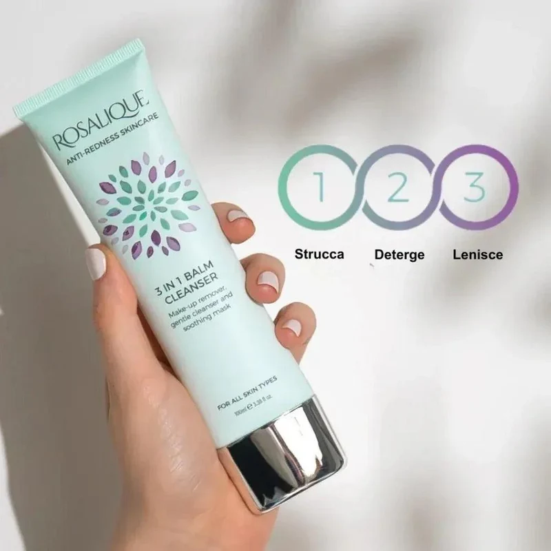 Rosalique 3 in 1 Balm Cleanser balsamo detergente viso 100ml