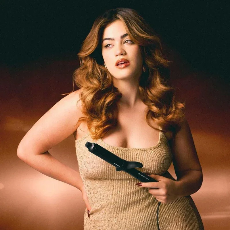 Ghd Chronos Curve Grand Tong 32mm ferro per ricci voluminosi e onde morbide