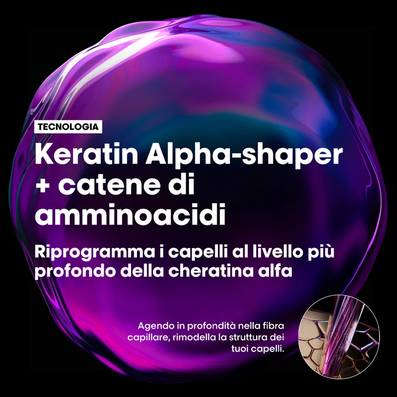 L'Oreal Professionnel Paris Serie Expert Keratin Alpha Sleek Serum 50ml - siero disciplinante anticrespo