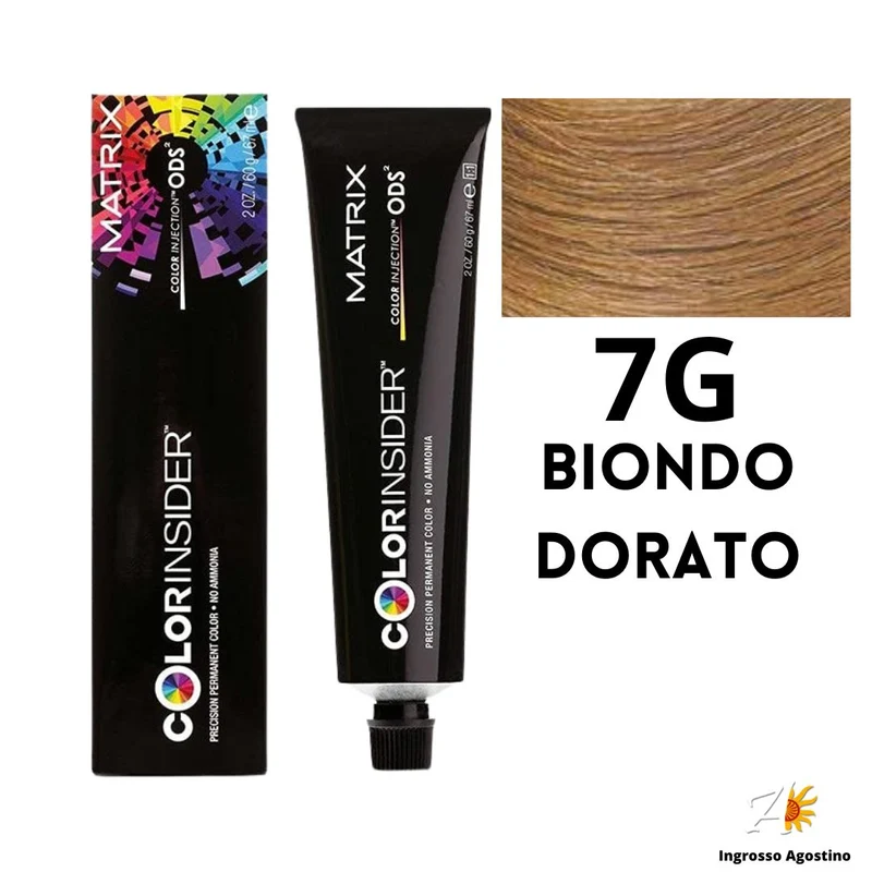 Tintura Colorinsider Matrix 67Ml 7G Biondo Dorato