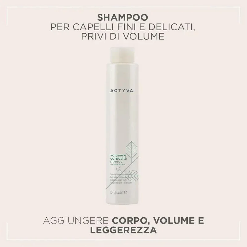 Kemon Actyva Volume e Corposità Shampoo capelli fini