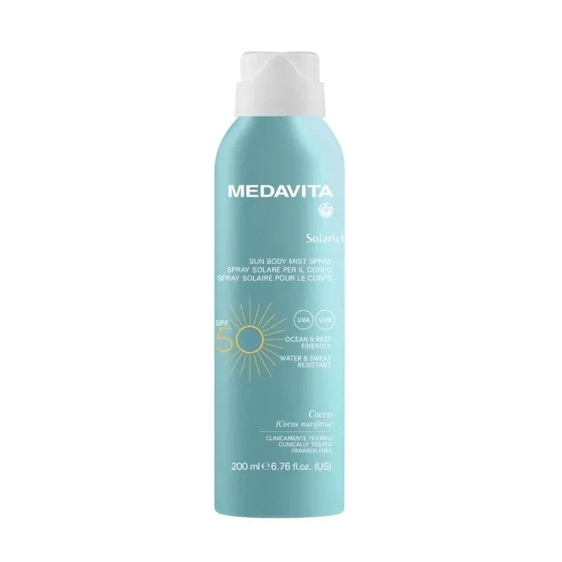 Medavita Solarich Sun Body Mist Spray protezione solare corpo 200ml