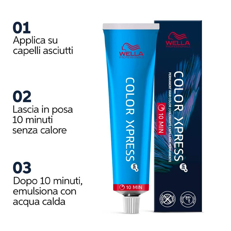 Wella Color Xpress 9/06 Biondo Chiarissimo Naturale Violetto 60ml - colore permanente rapido
